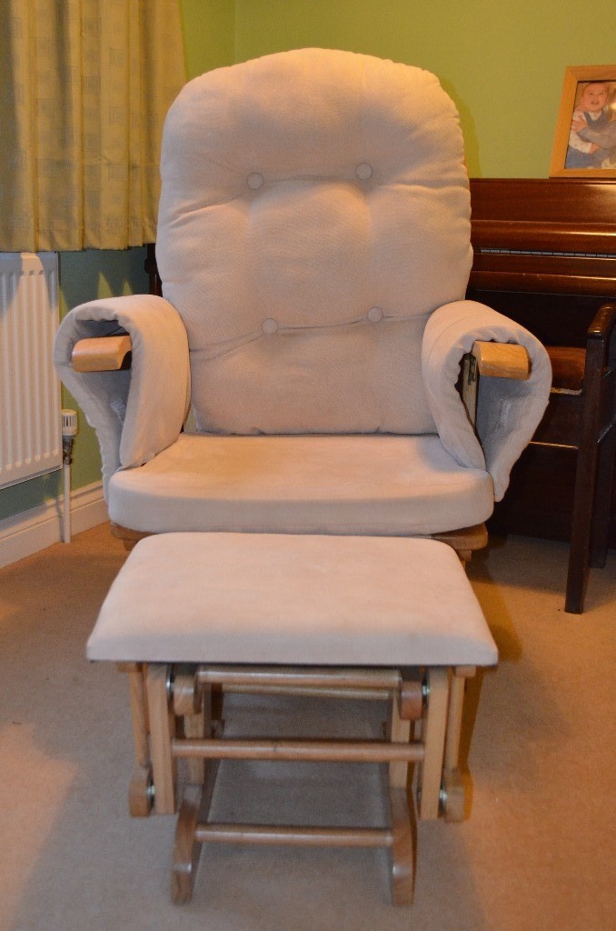 wooden nursing chair